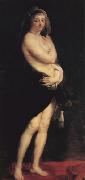 Peter Paul Rubens Helena Fourment in a Fur Wrap or Het Pelsken (mk01) oil painting picture wholesale